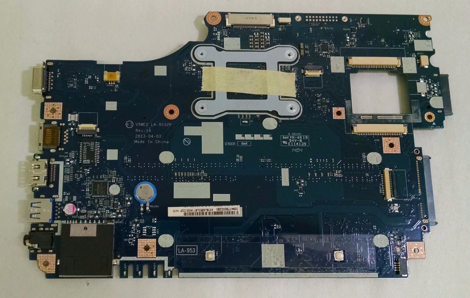 Acer Aspire E1-532 E1-532P Motherboard Intel 2955U V5WE2 LA-9532